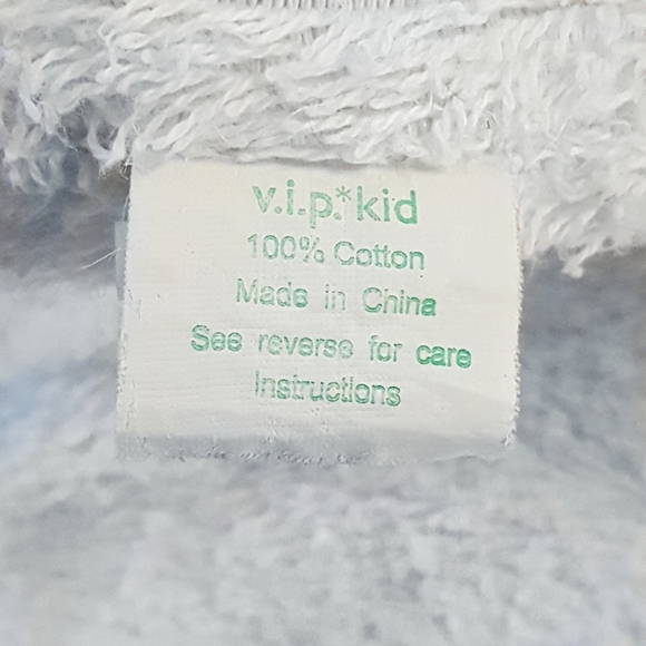 VIP KID Toddler Double Layer Lattice Bathrobe - Picture 4 of 4
